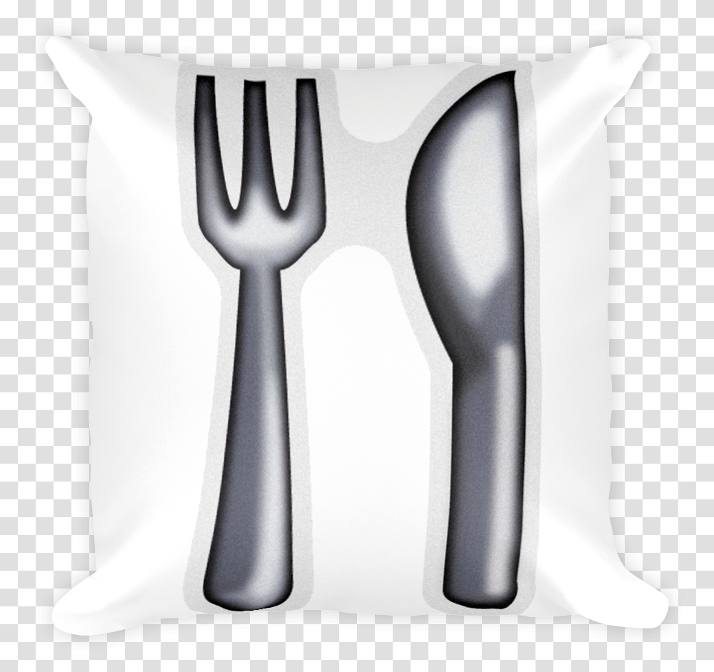 Fork And Knife Table, Cutlery, Pillow, Cushion Transparent Png