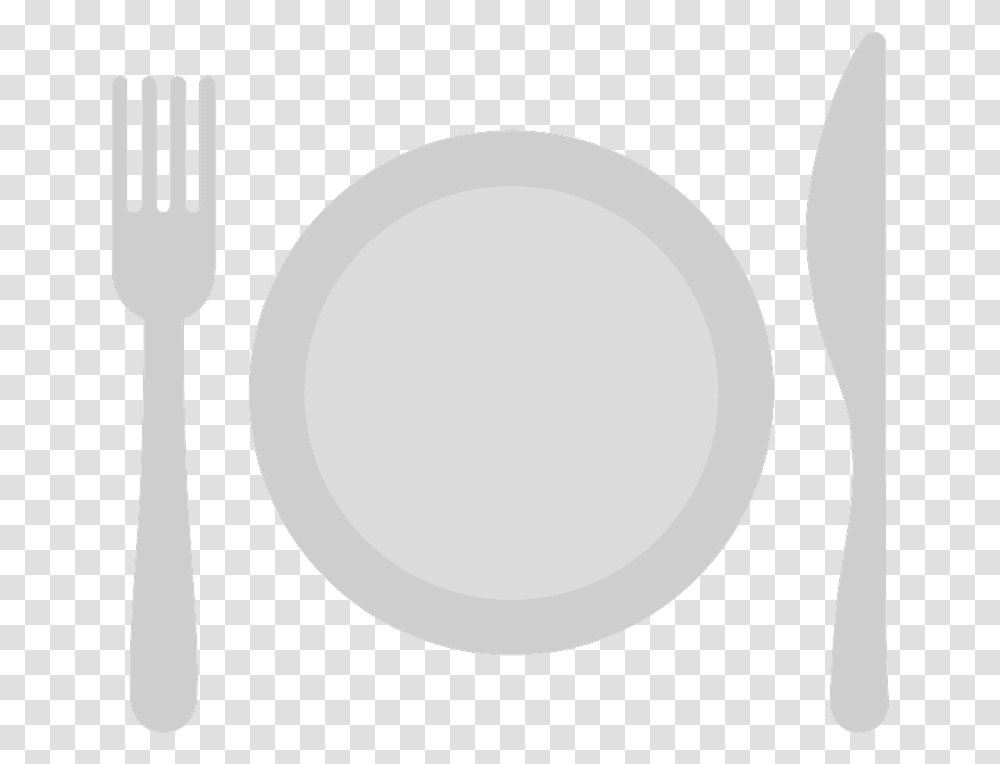 Fork And Knife With Plate Emoji Clipart Circle, Cutlery Transparent Png