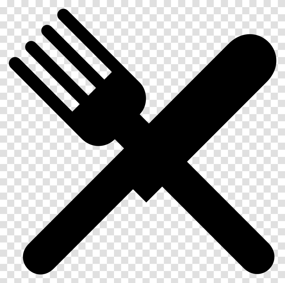 Fork Cartoon Knife And Fork, Gray, World Of Warcraft Transparent Png