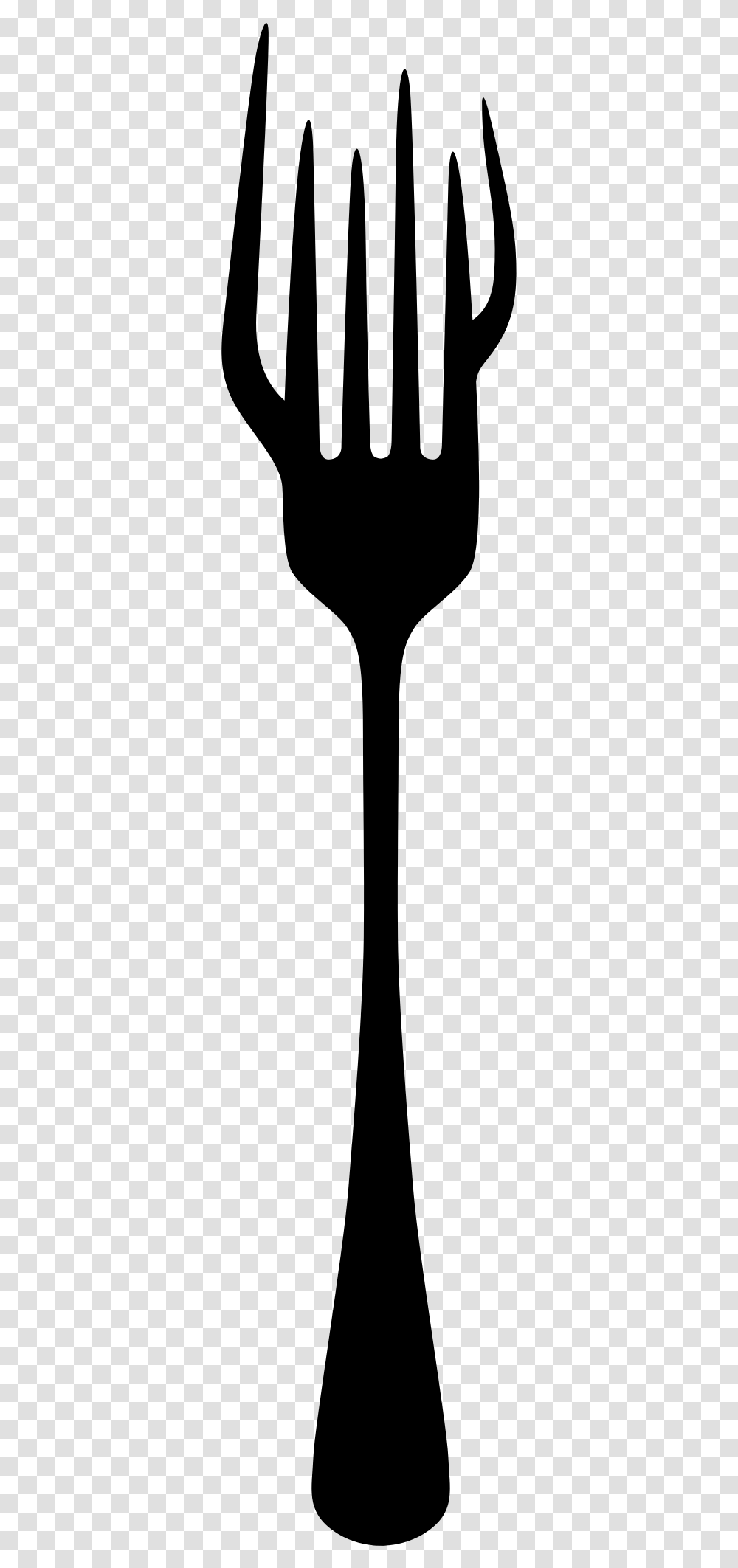 Fork Clipart Dining Silhouette, Gray, World Of Warcraft Transparent Png