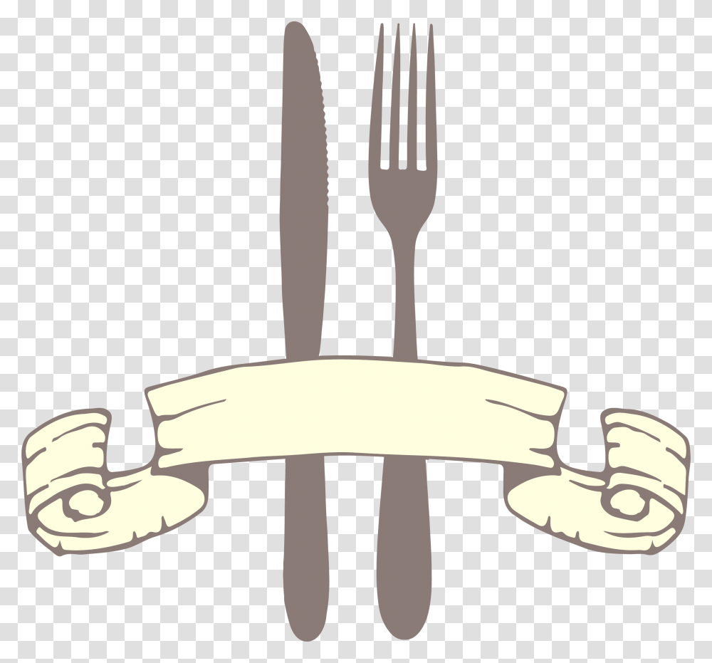 Fork Clipart Red Spoon Ribbon Spoon And Fork, Cutlery Transparent Png