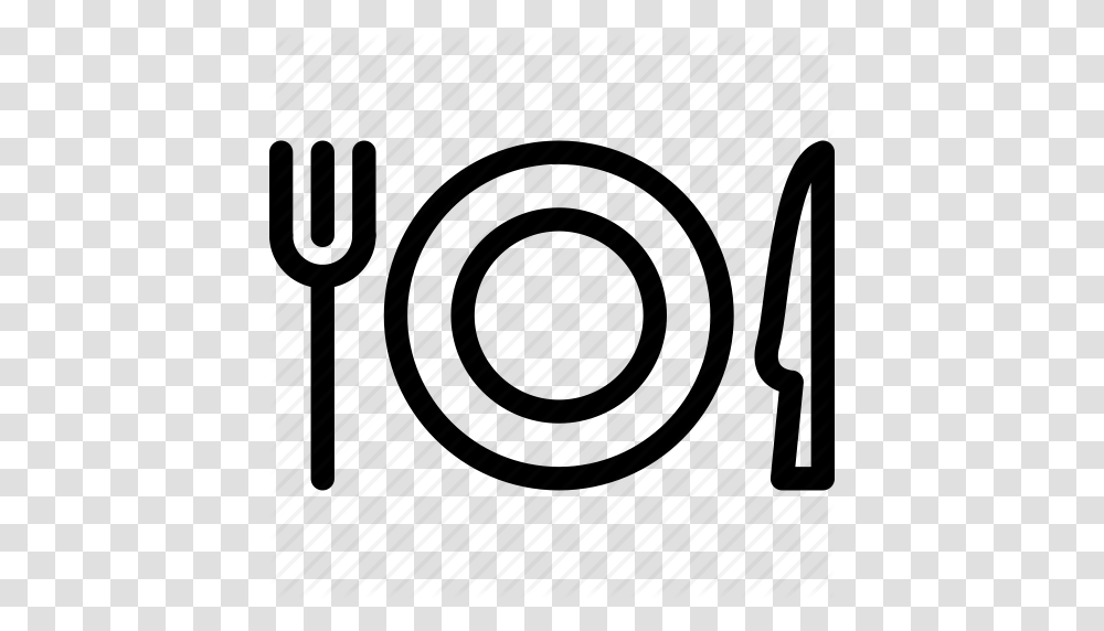 Fork Fork And Knife Knife Plate Icon, Piano, Leisure Activities, Musical Instrument, Cutlery Transparent Png