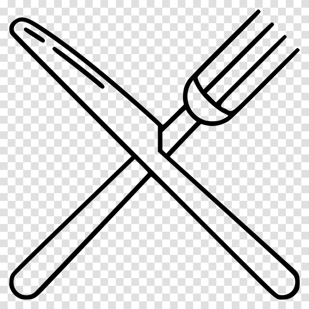 Fork Knife Icon, Cutlery, Stick, Oars, Baton Transparent Png