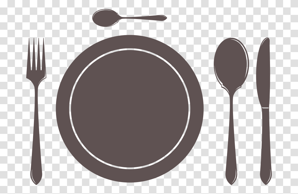 Fork Knife Plate Icon Dark 2x Clipart Fork And Knife Clipart, Cutlery, Spoon, Wooden Spoon Transparent Png
