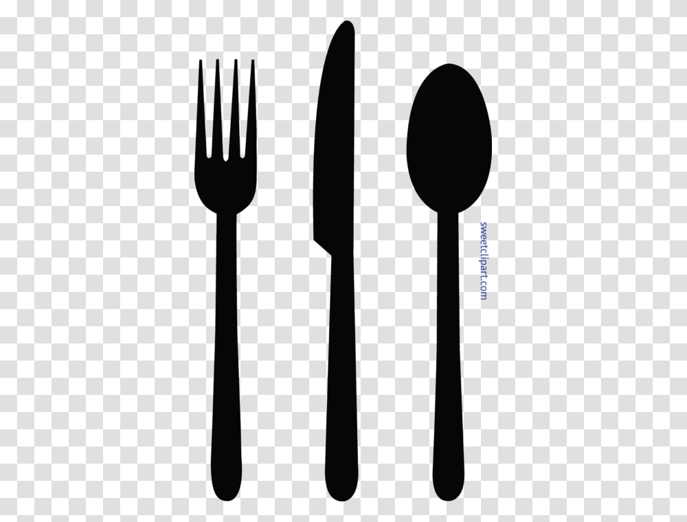 Fork Knife Spoon Black Clip Art, Cutlery Transparent Png