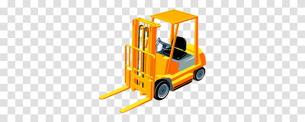 Fork Lift Transport, Bulldozer, Tractor, Vehicle Transparent Png