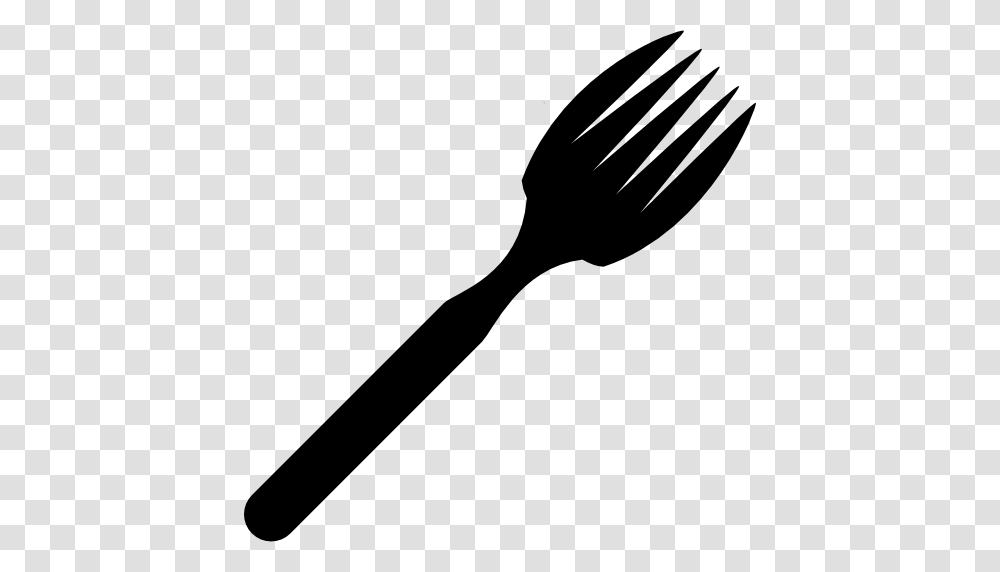 Fork Silhouette, Cutlery, Hammer, Tool Transparent Png