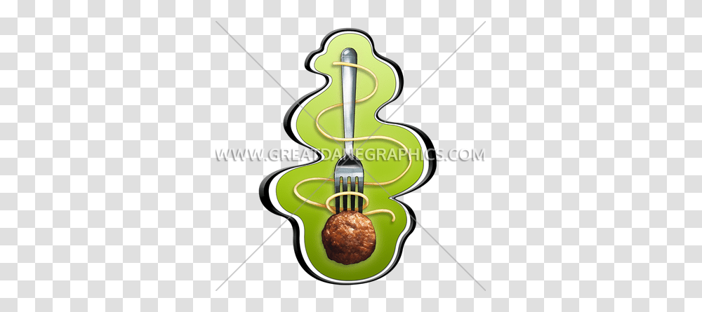 Fork Spaghetti Production Ready Artwork For T Shirt Printing, Musical Instrument, Leisure Activities, Cello, Meatball Transparent Png