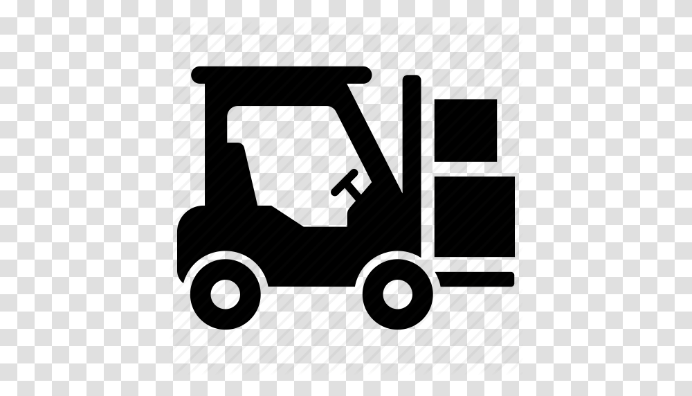 Fork Truck Forklift Logistics Warehouse Icon, Vehicle, Transportation, Tow Truck, Buggy Transparent Png