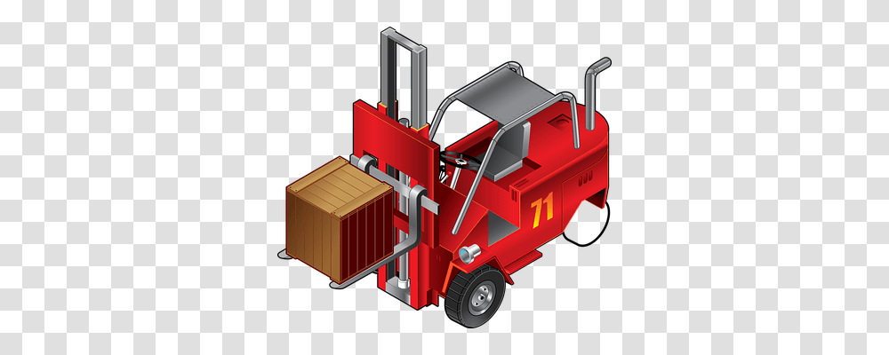 Forklift Transport, Vehicle, Transportation, Fire Truck Transparent Png