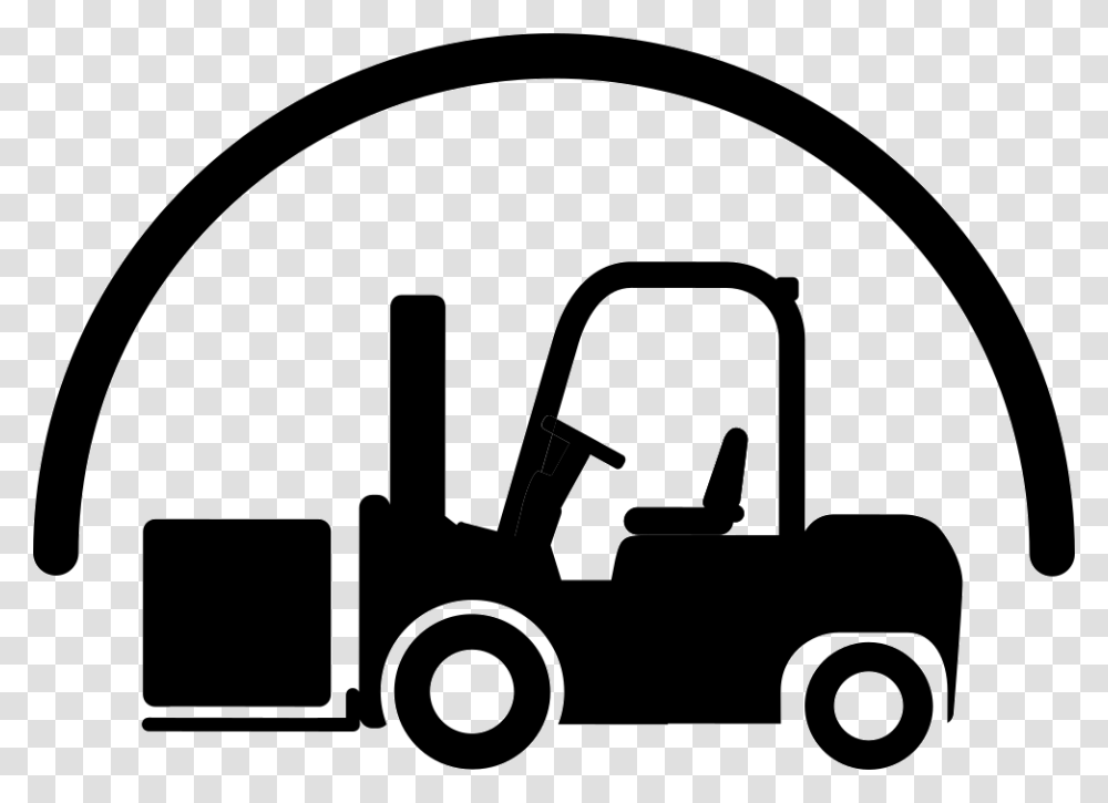 Forklift Icon Free Download, Lawn Mower, Vehicle, Transportation, Kart Transparent Png