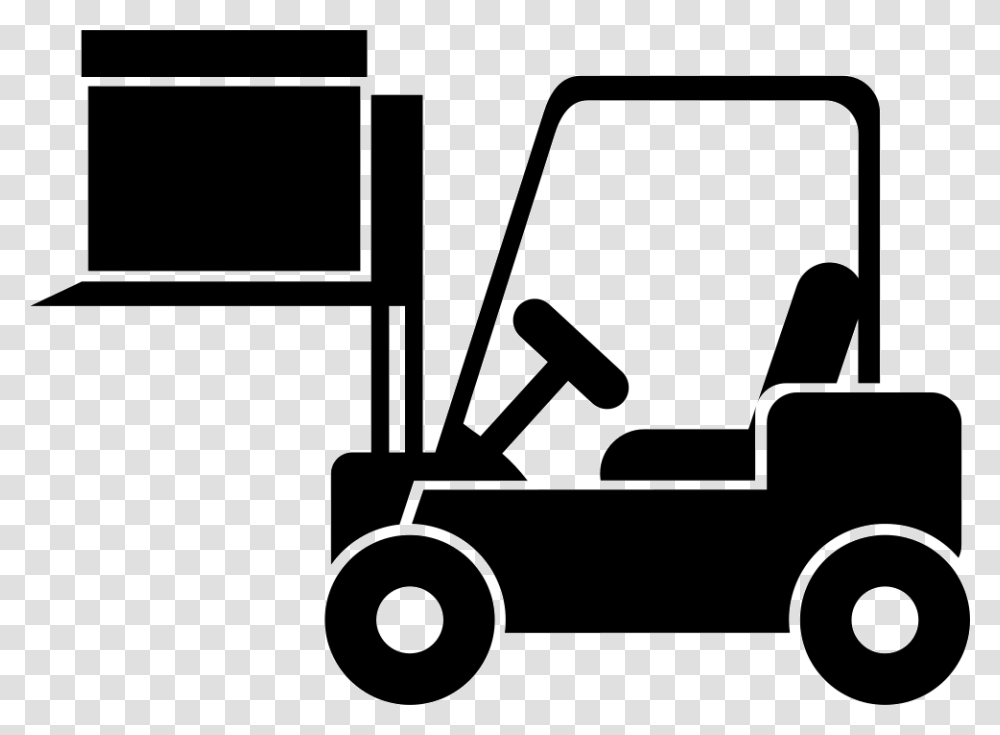Forklift Icon Free Download, Vehicle, Transportation, Lawn Mower, Tool Transparent Png