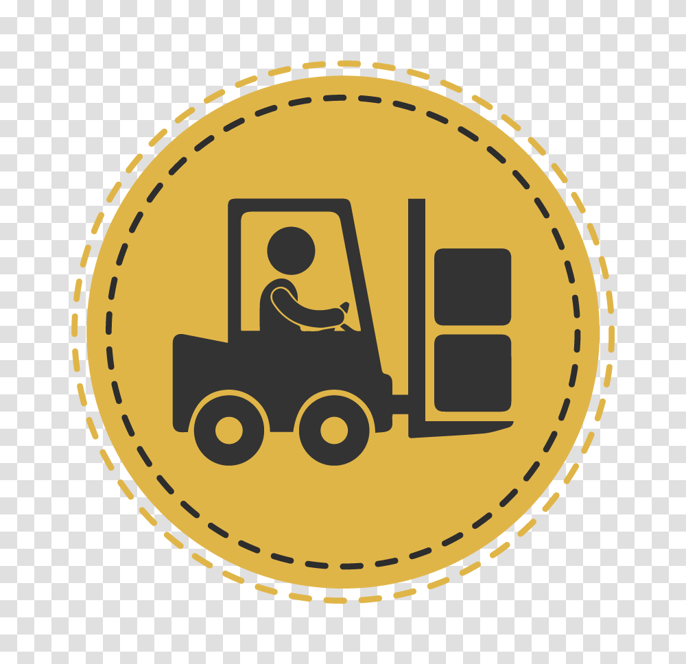 Forklift, Label, Logo Transparent Png