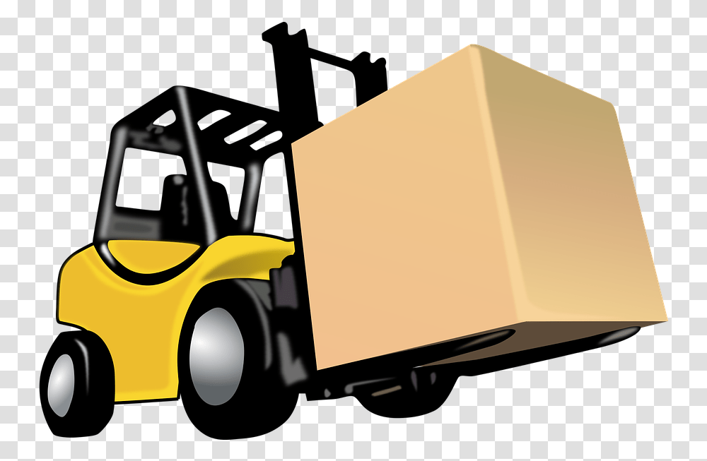 Forklift Lift Truck Industrial Difference Between Car And Forklift, Cardboard, Package Delivery, Carton, Box Transparent Png
