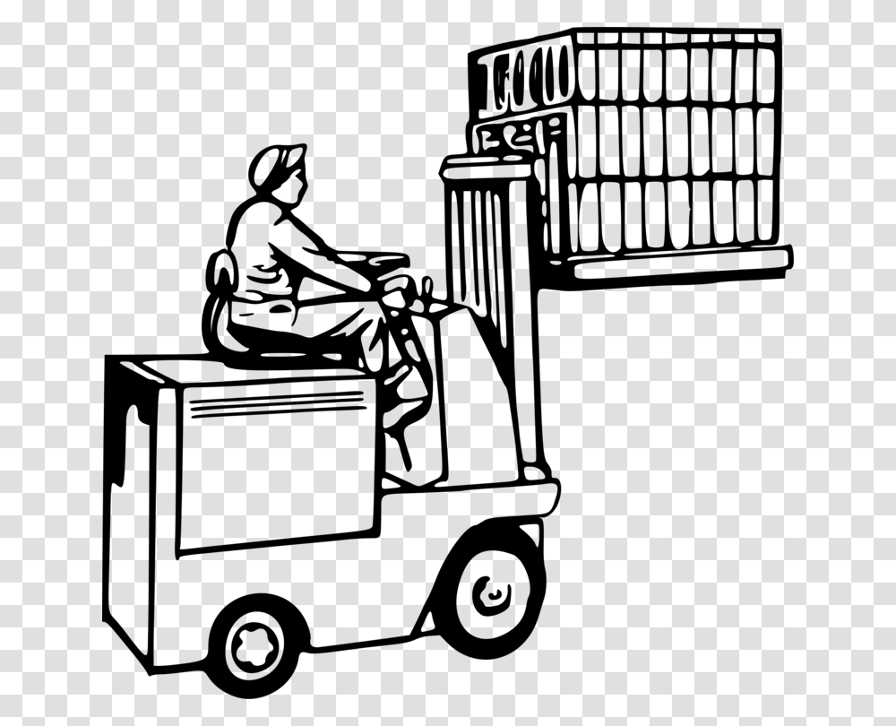 Forklift Operator Drawing Warehouse Pallet, Gray, World Of Warcraft Transparent Png