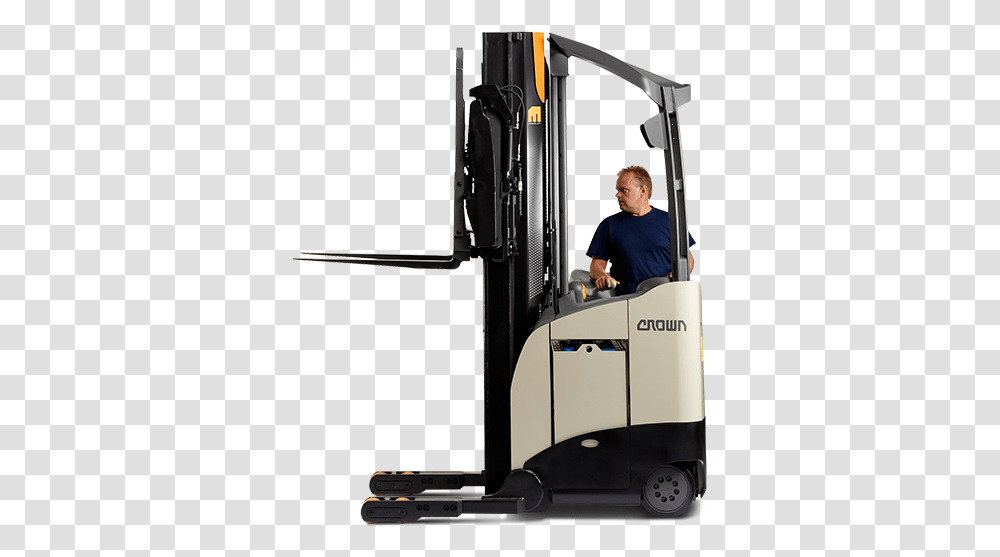 Forklift Operator Forklift Operator Crown, Person, Chair, Transportation, Vehicle Transparent Png