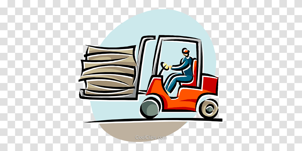 Forklift Operators Royalty Free Vector Clip Art Illustration, Vehicle, Transportation, Building, Washing Transparent Png