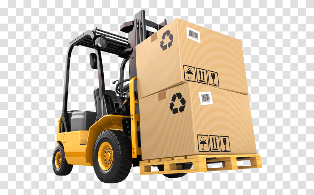 Forklift Pallet, Truck, Vehicle, Transportation, Box Transparent Png