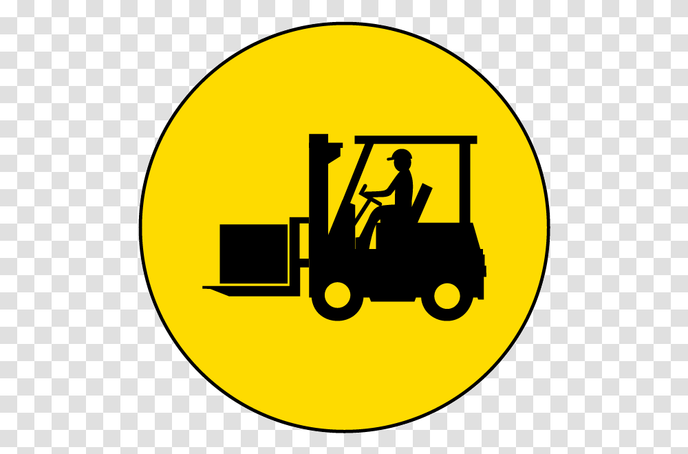 Forklift Signs Clipart, Person, Label, Pedestrian Transparent Png