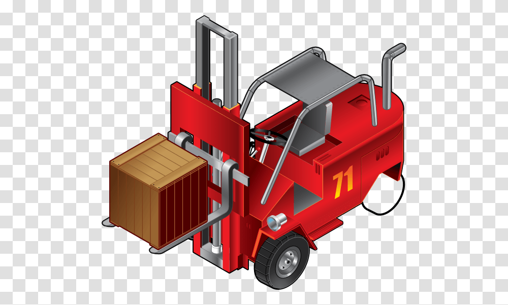 Forklift Truck Clip Art For Web, Transportation, Vehicle, Bulldozer, Tractor Transparent Png