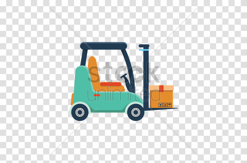 Forklift Truck With Load Vector Image, Fire Truck, Vehicle, Transportation, Lawn Mower Transparent Png