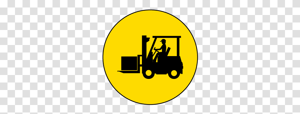 Forklift Warning Signs For Warehouse Safety Fast Shipping, Outdoors, Person, Vehicle, Transportation Transparent Png