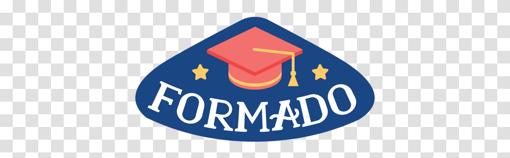 Formado Star Academic Cap Sticker & Svg Emblem, Text, Graduation, Document, Label Transparent Png
