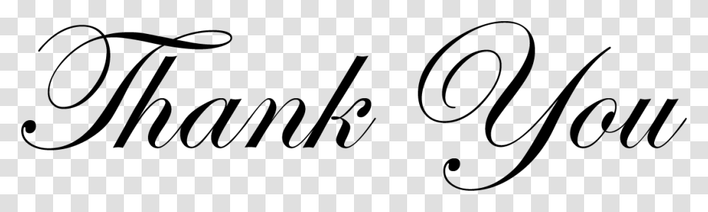 Formal Thank You Clipart, Handwriting, Calligraphy, Scissors Transparent Png
