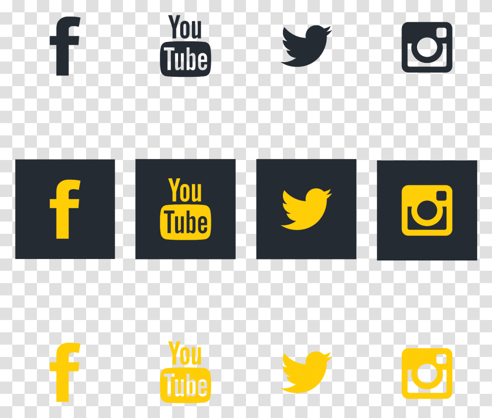 Format Social Media Icons, Number, Bird Transparent Png
