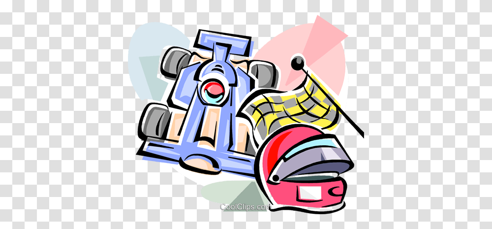 Formula One Racing Royalty Free Vector Clip Art Illustration, Vehicle, Transportation, Car, Kart Transparent Png