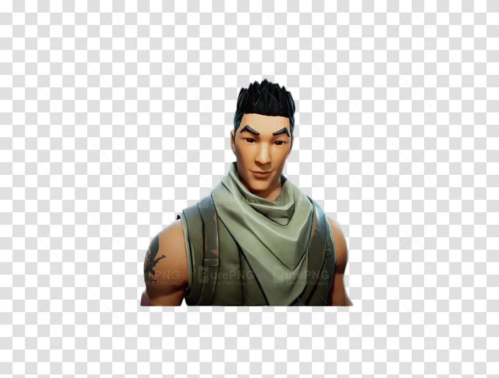 Fornite Asian Avatar Asian Default Skin Fortnite, Person, Head, Face Transparent Png