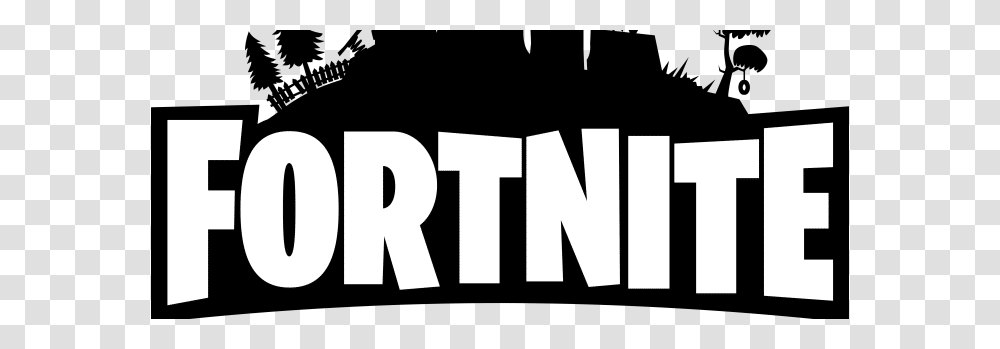 Fornite Black And White Clip Art, Word, Alphabet, Label Transparent Png