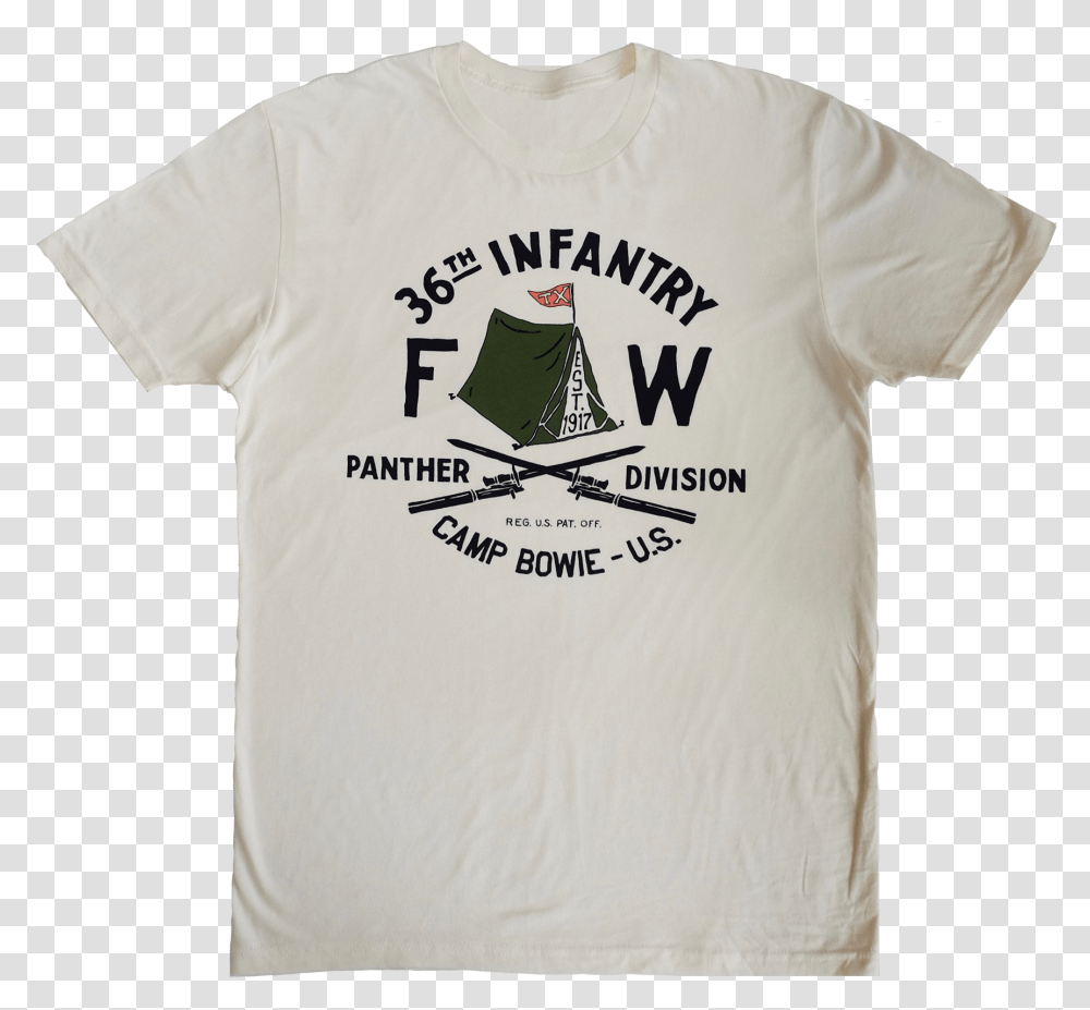 Fort Worth 36th Infantry Panther Division T Shirt, Apparel, T-Shirt, Plant Transparent Png