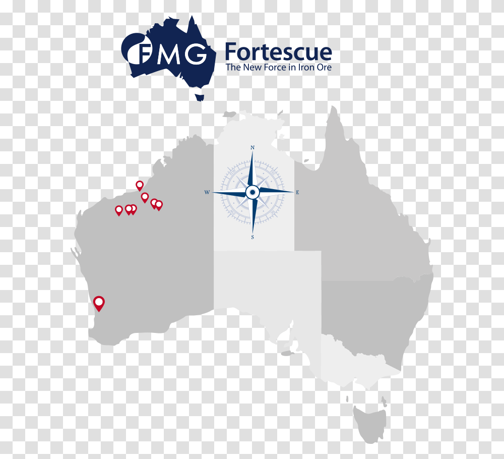 Fortescue Hero Fortescue Metals Group, Plot, Diagram, Map, Atlas Transparent Png