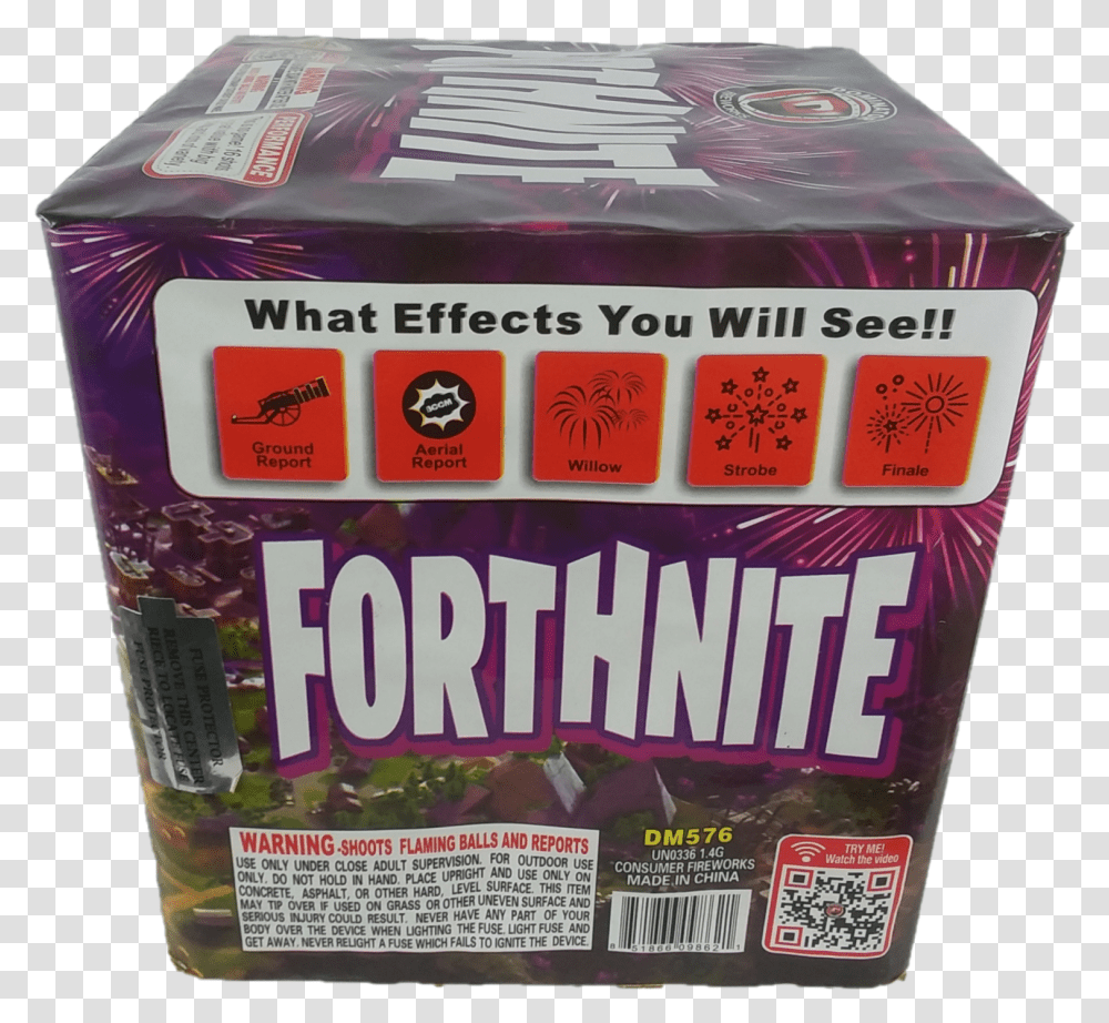 Forthnite, Box, Sweets, Food, Confectionery Transparent Png