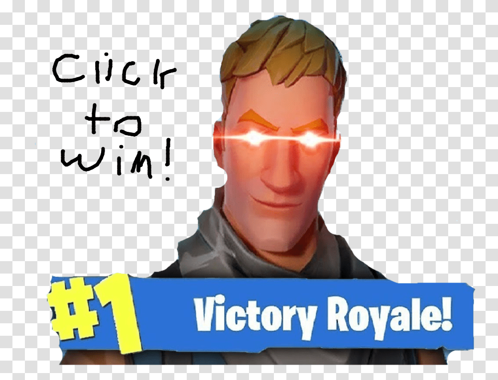 Fortnite 1 Victory Royale, Head, Person, Face, Outdoors Transparent Png