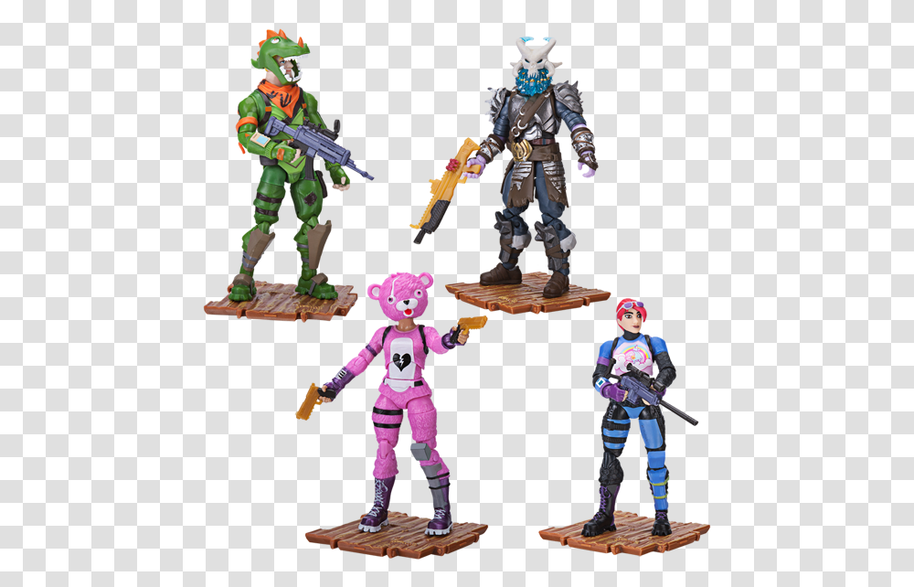 Fortnite 4 Inch Figures, Person, Figurine, Guitar, Musical Instrument Transparent Png