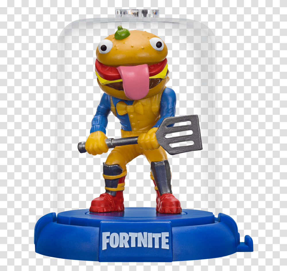 Fortnite Beef Boss Action Figure, Toy, Inflatable, Robot Transparent Png
