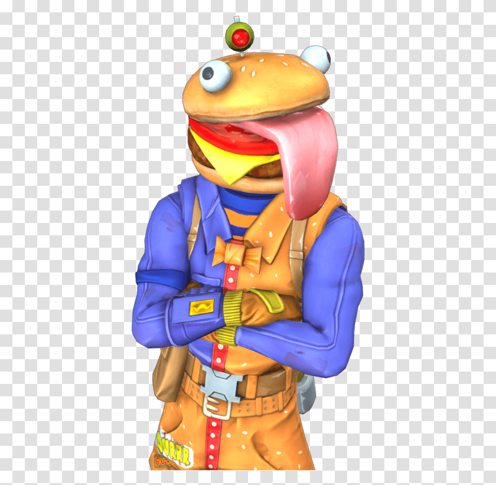 Fortnite Beef Boss True Frog, Inflatable, Figurine, Person, Human Transparent Png