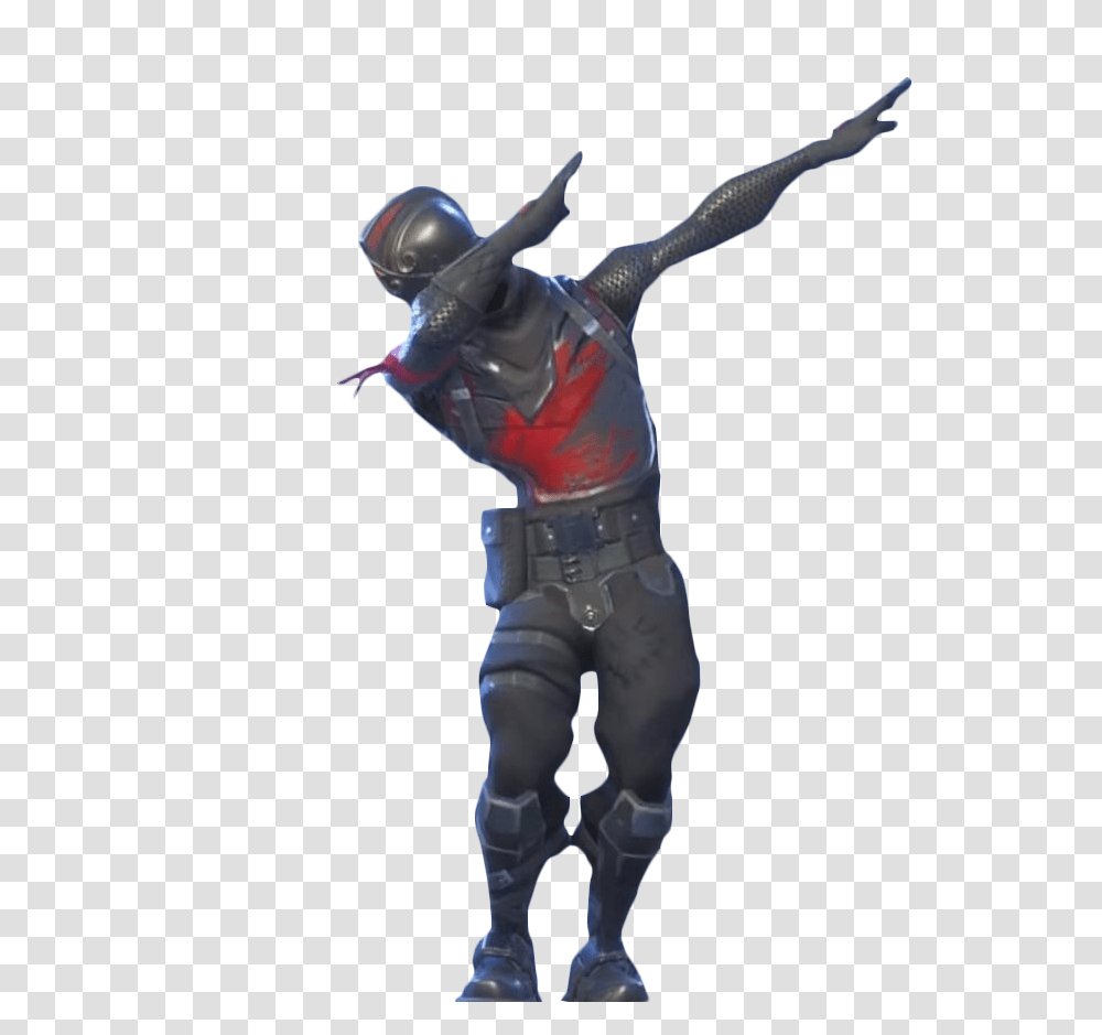 Fortnite Black Knight Dabbing Image, Helmet, Figurine, Person, Costume Transparent Png