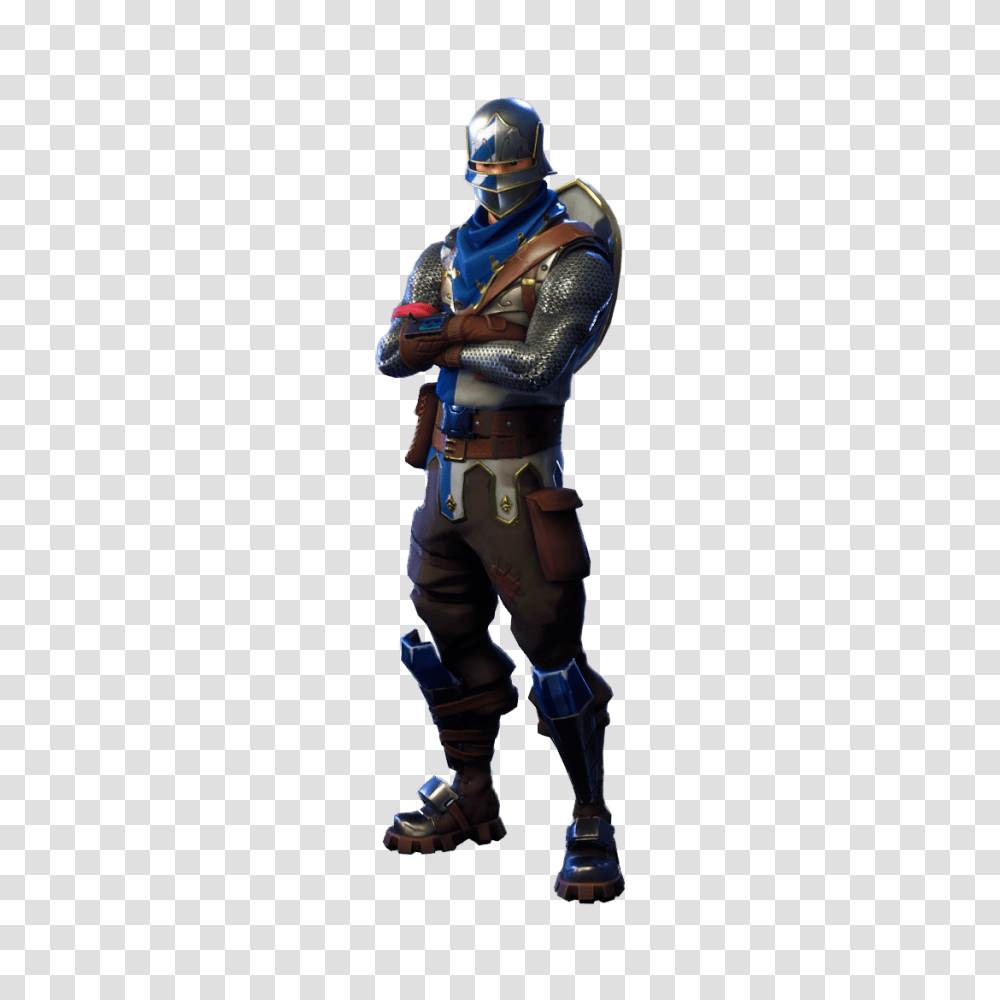 Fortnite Blue Squire Image, Costume, Person, Armor, Helmet Transparent Png