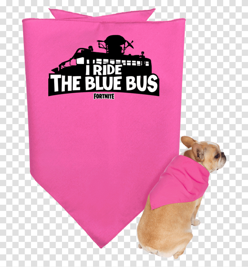Fortnite Bus Doggie Bandana, Pillow, Cushion, Sleeve Transparent Png