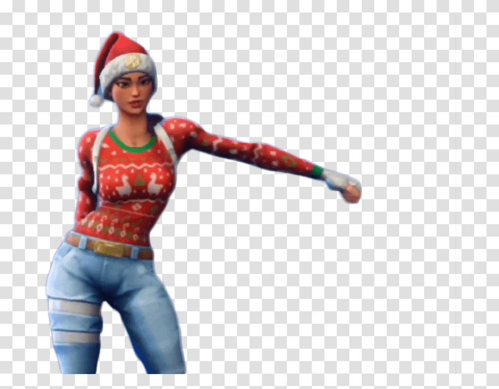 Fortnite Christmas Image Fortnite Christmas, Person, Dance Pose, Leisure Activities, Sport Transparent Png