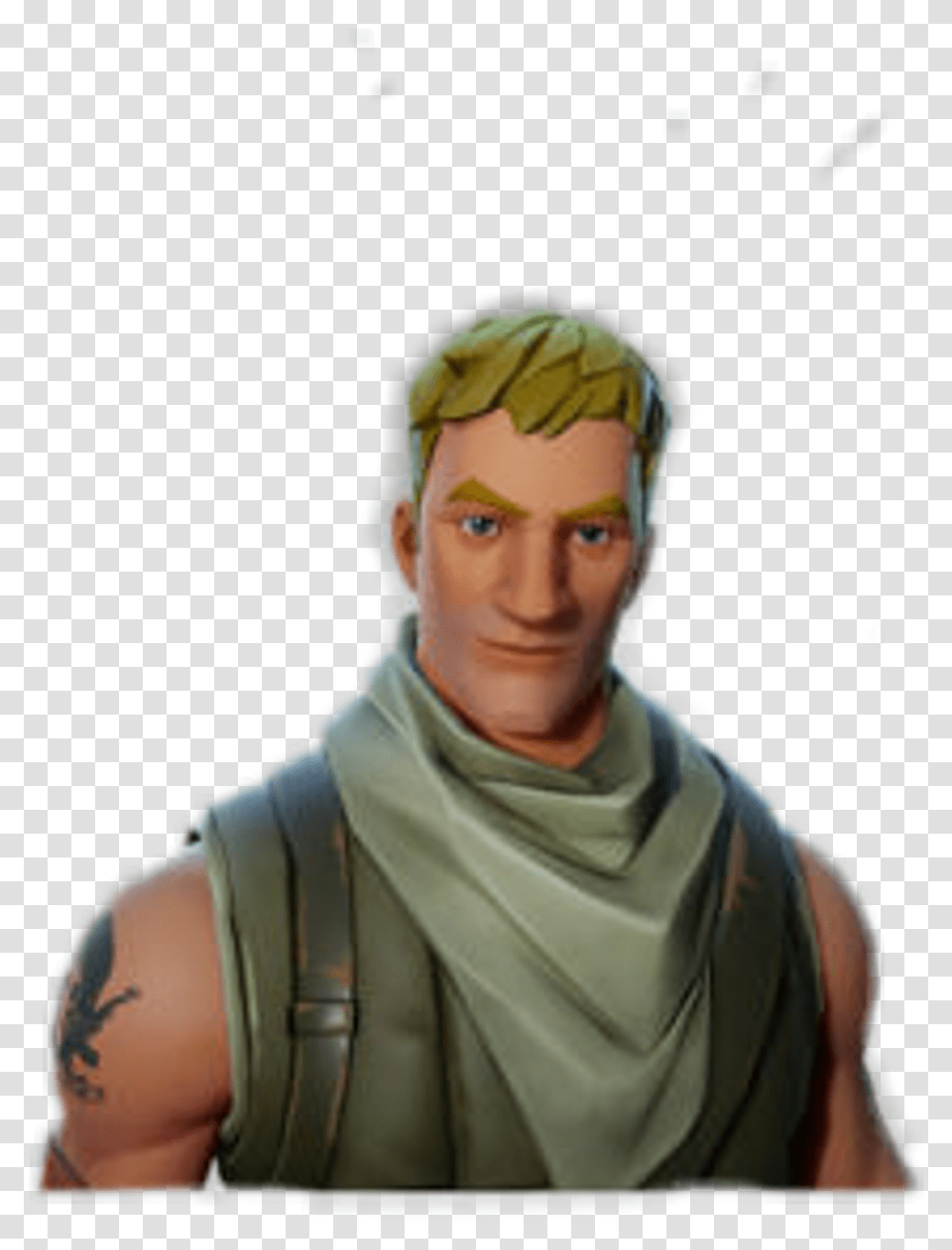 Fortnite Default Skin Blonde Hair, Person, Costume, Photography Transparent Png