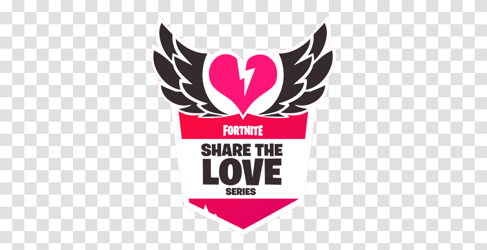Fortnite Esports Wiki Fortnite Share The Love, Label, Text, Symbol, Logo Transparent Png
