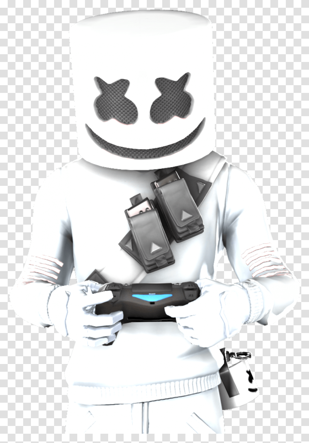 Fortnite Fortnitebattleroyale Freetoedit Marshmello Ski Skin Marshmello Fortnite, Person, Human, Astronaut, Wristwatch Transparent Png