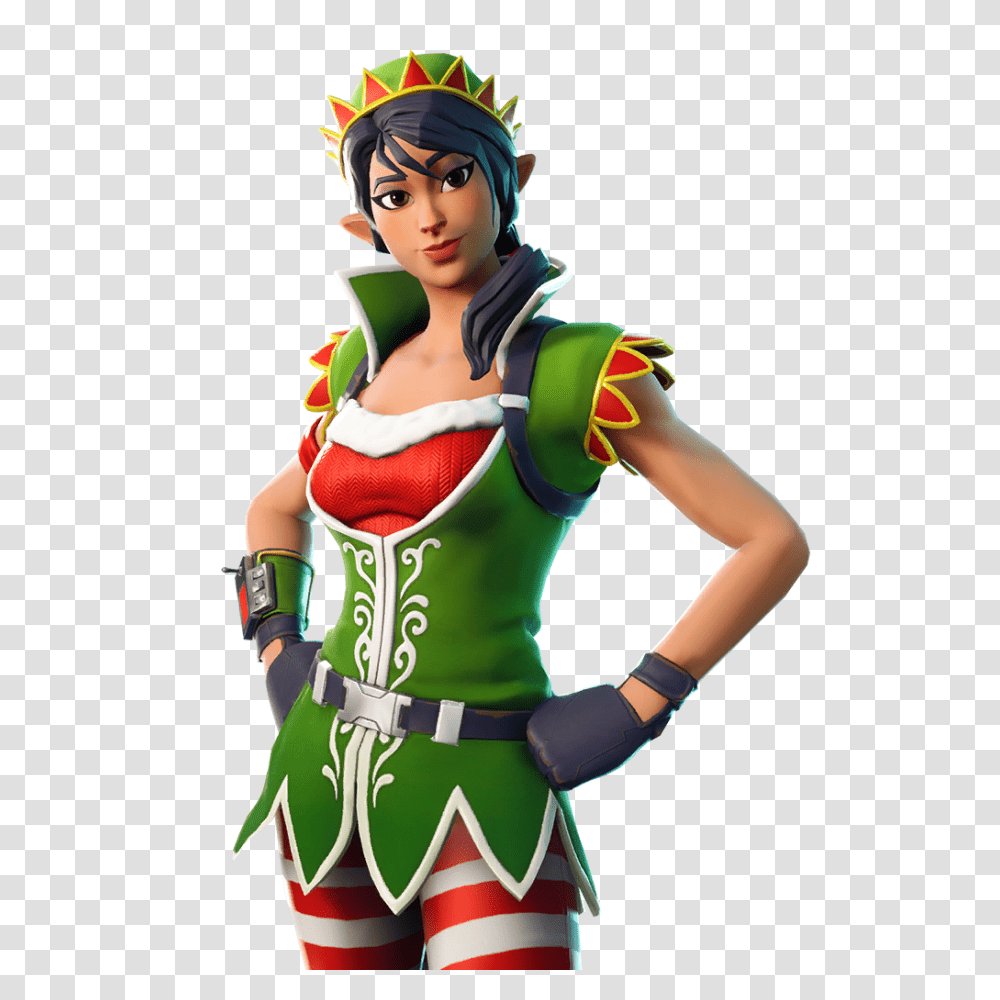 Fortnite, Game, Costume, Elf, Person Transparent Png