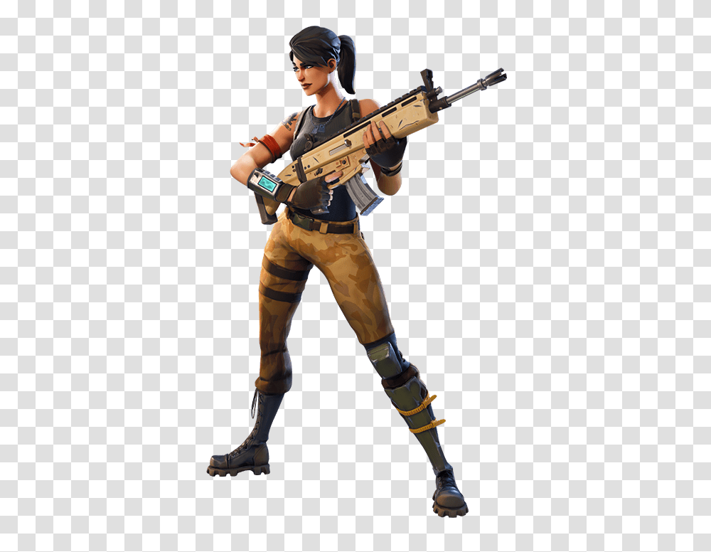 Fortnite, Game, Gun, Weapon, Person Transparent Png