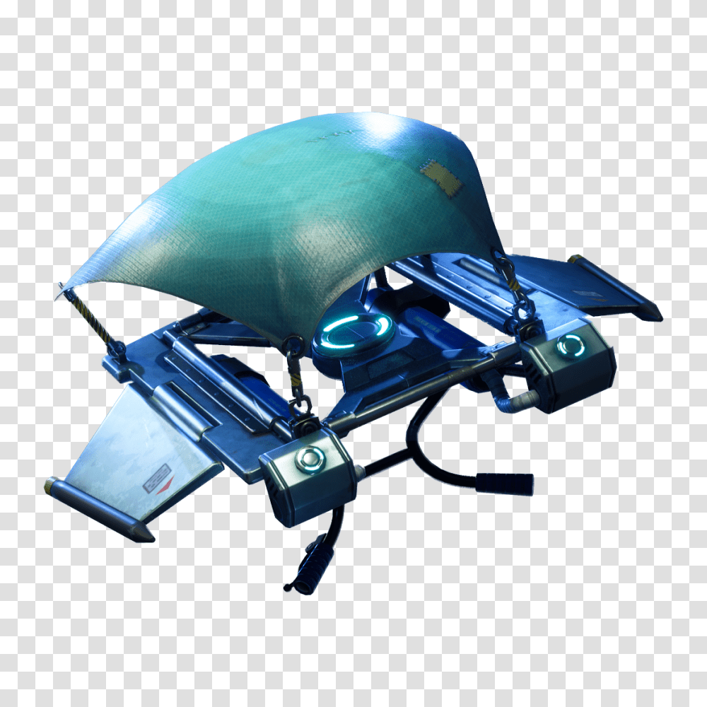 Fortnite Glider Image, Transportation, Vehicle, Helmet, Cushion Transparent Png