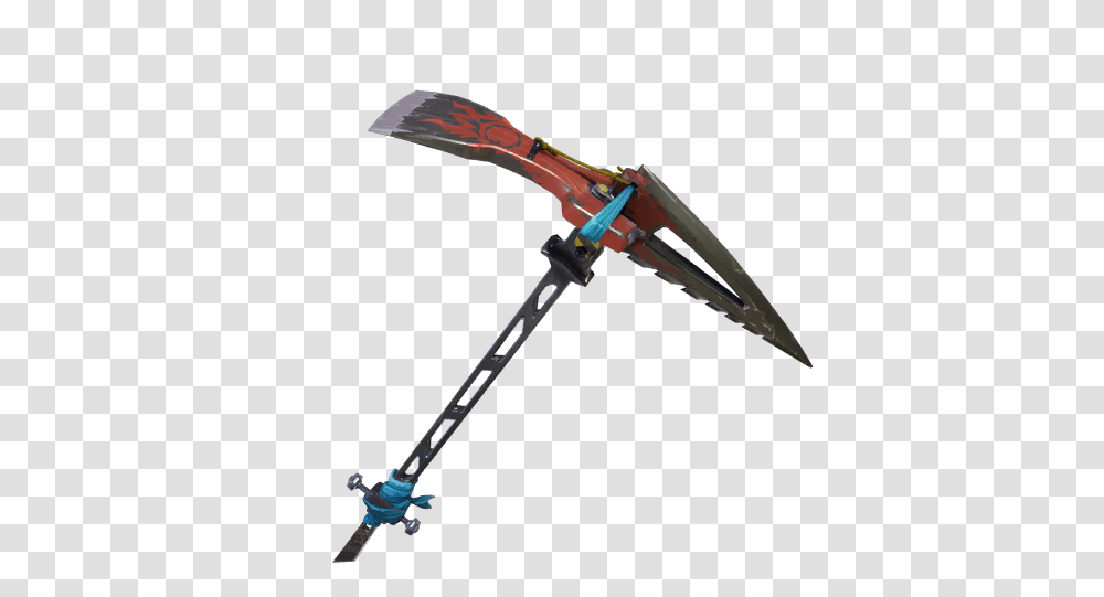 Fortnite Icon Pickaxe 107 Sawtooth Pickaxe Fortnite, Bow, Tool, Weapon, Weaponry Transparent Png